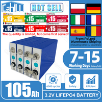 3.2V 105Ah LiFePO4 battery New Lithium Iron Phosphate Rechargeable Cells DIY 12V 24V 48V For RV Camping Motorcycle Cell EU Stock