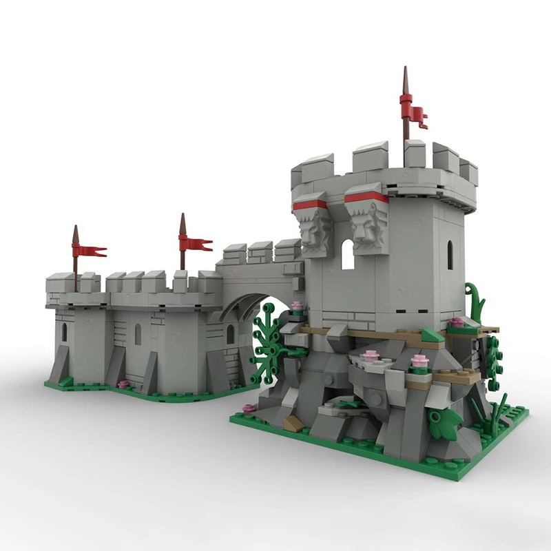 

НОВЫЙ 529 шт., европейский средневековый вид на улицу, MOC, модель замка, сделай сам, креативные идеи, детская игрушка в сборе, головоломка, подарок на день рождения