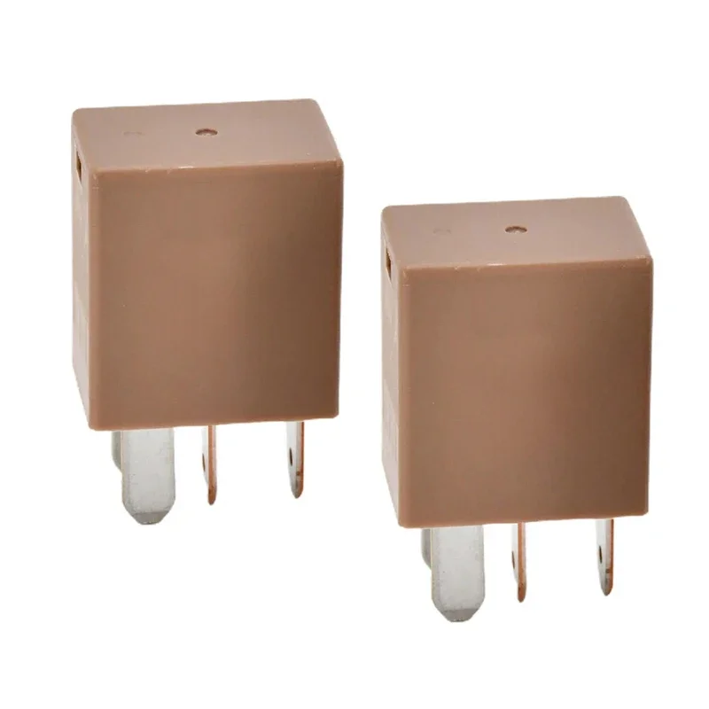 

95230 2P030 95230-2P030 2Pcs Brown Relay Deco 4 Pins Multi-Purpose Power Relay 12V 35A For Hyundai For Kia Vehicles N23R