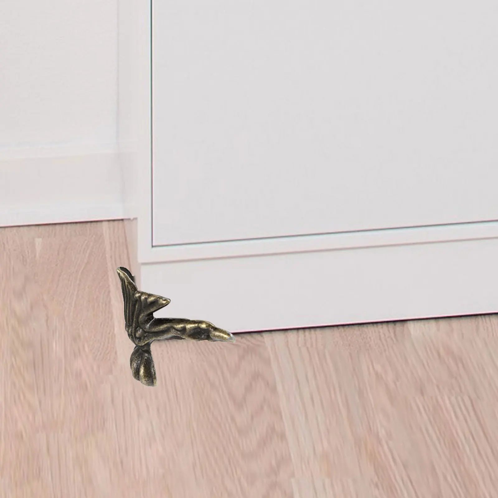 

20Pcs Base Corner Protectors Metal Box Legs Zinc Alloy Support for Wooden Crates Jewelry Cases Retro Decoration Legs