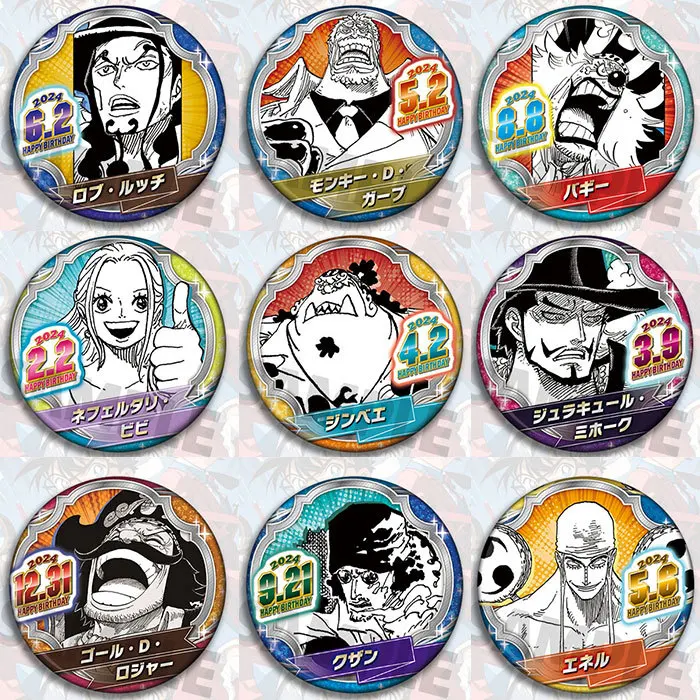 

Цельный значок аниме 2024, коллекция морской войны Zoro Luffy Ace Trafalgar Law Gear 5, Wano Kuni, подарок для косплея, булавка на день рождения