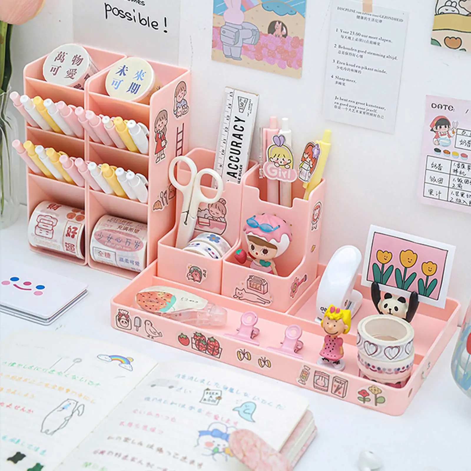 Держатель для ручек, органайзер, свободно Комбинируемые канцелярские принадлежности, настольный органайзер, держатель для ручек, коробка для детей, мальчиков, девочек, дома, школы, офиса