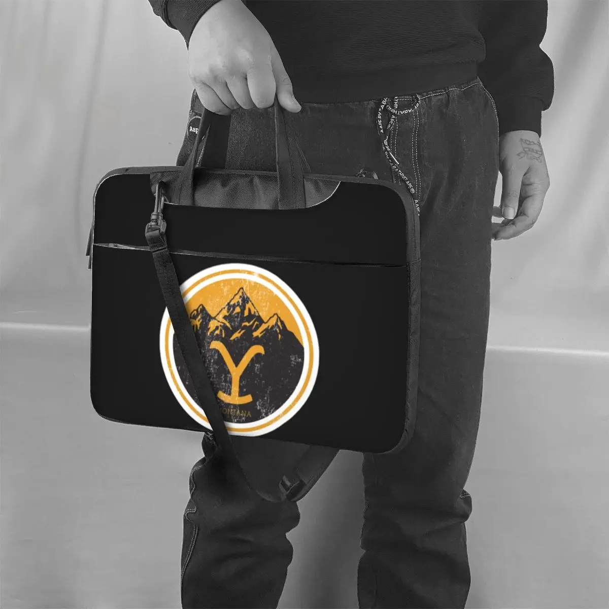 يلوستون سريعة الجافة Dutton Ranch Crossbody حقيبة لابتوب حافظة حقيبة كمبيوتر 13 14 15.6 بوصة حقيبة الكمبيوتر المحمول لماك بوك برو لينوفو