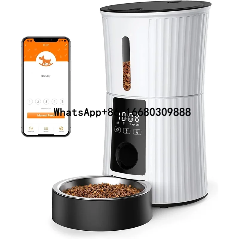 New Product Smart Cat Feeder Dispenser Auto Pet Food Bowls 4L Dry Food Timed Feeders Treat Dogs Automatic Pet Feeder Dispenser