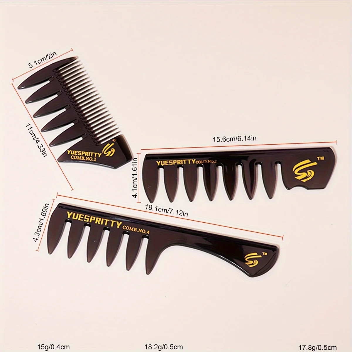 

Styling comb, professional styling comb for salon hairdressers and hairstylists, suitable for hair salons and personal use