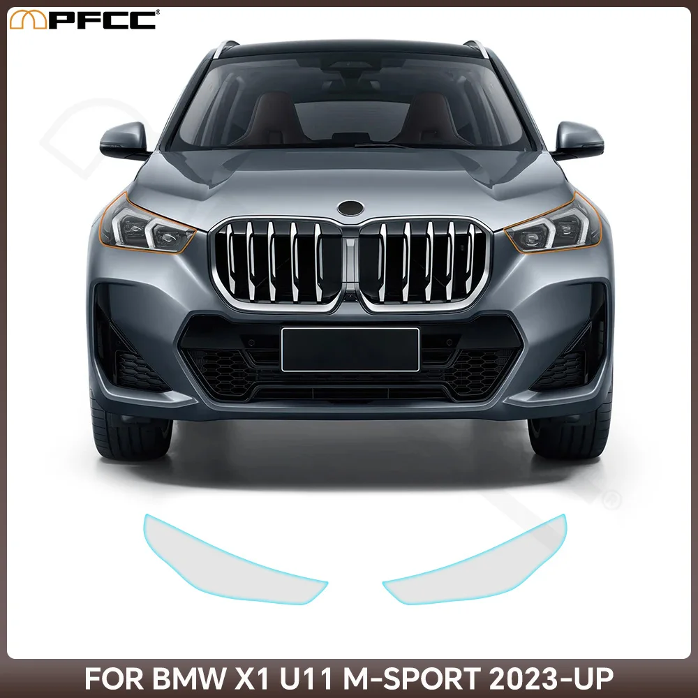 Pre Cut Paint Protection Film for BMW X1 U11 M Sport 2023 PPF Clear Accessories Transparent TPU Headlight Anti-scratch