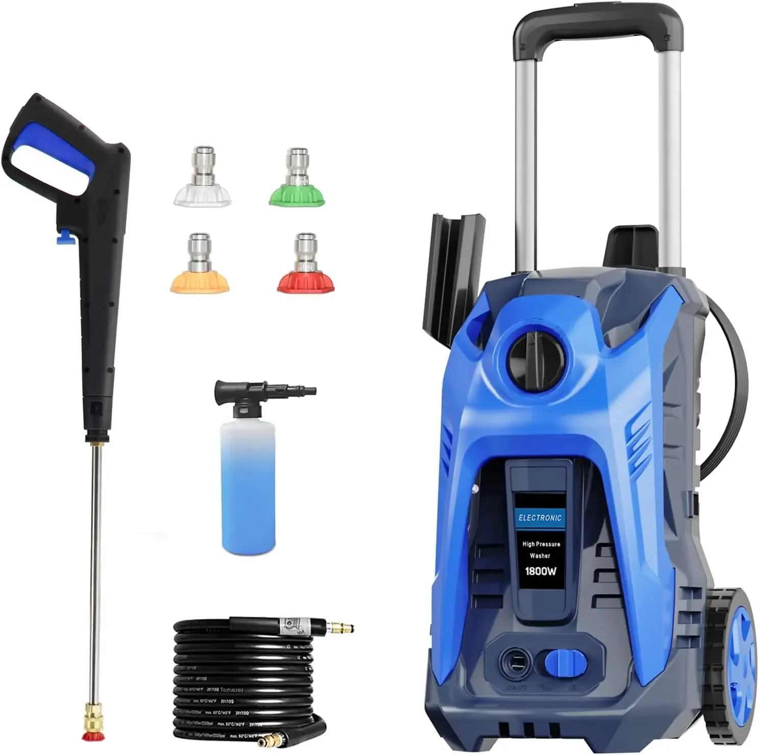 Electric Pressure Washer 4800 PSI 2.9 GPM Electric Power Washer with 25 FT Hose, 16.4 FT Power Cord