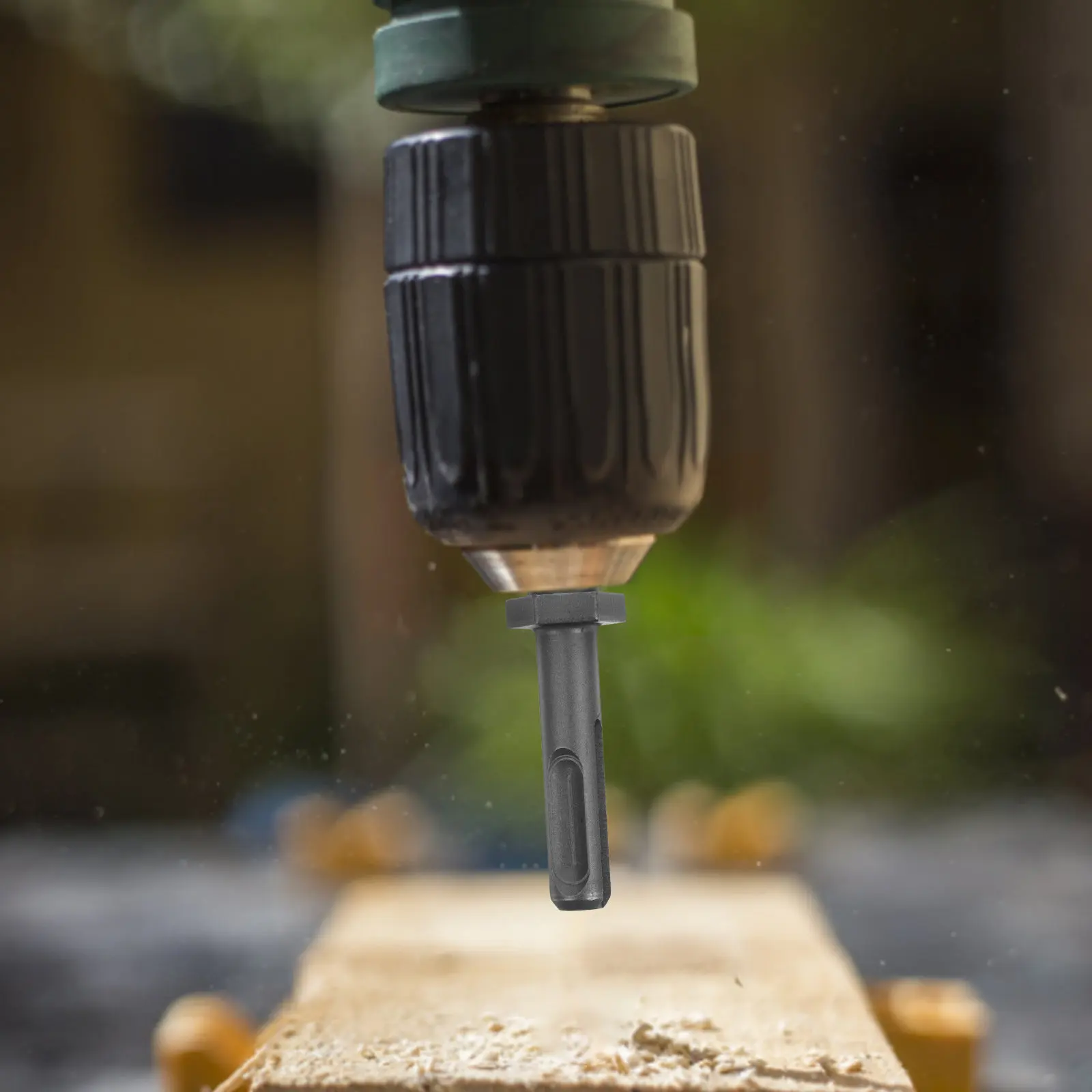 

Hammer Drills Ground Rod Driver Replacement Sturdy Rotary Hammer Grounding Rods Tool Adapter for Efficient DIY Woodworking