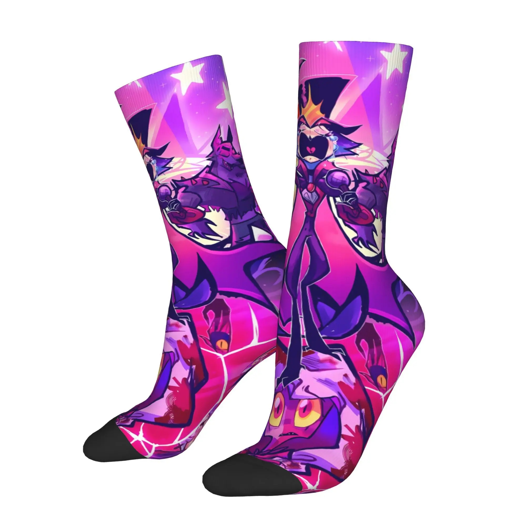 

Helluva Striker Hunter Men Novelty Athletic Socks Cycling Design for All Seasons