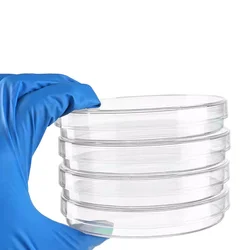 10Pcs Lab 35mm 60mm 90mm 100mm 120mm 150mm Disposable Sterile Plastic Petri Dishes Lab Cell Tissue Culture Dish