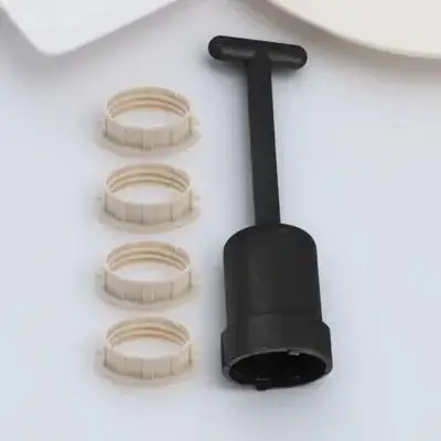 

1Set Plastic Lamp Shade Ring Adapter Kit G9 Socket Ring Holder Collar Tool for Lamp Shade Retention Installation Removal