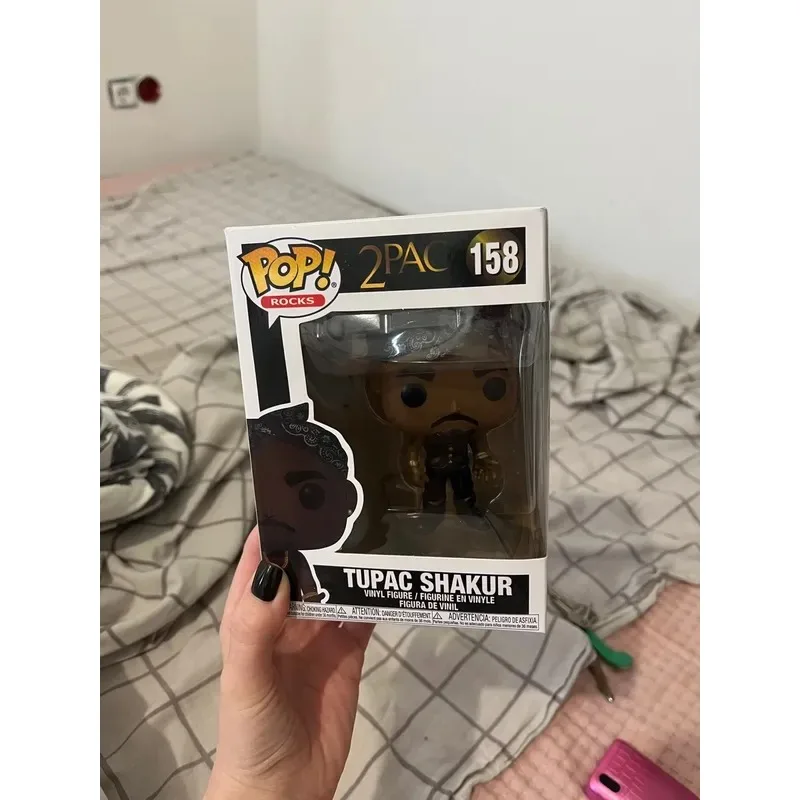 

Funko POP Tupac Shakur Hip Hop Legend Rapper Vinyl Figure Collectible Desktop Ornament Trendy Toy Gift for Music & Hip-Hop Fans
