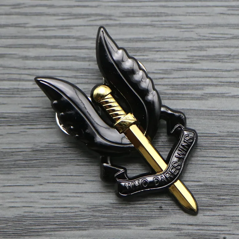 Значок SAS для авиаперевозки в британском стиле, брошь-клатч в стиле милитари, 4 цвета, 2 дюйма