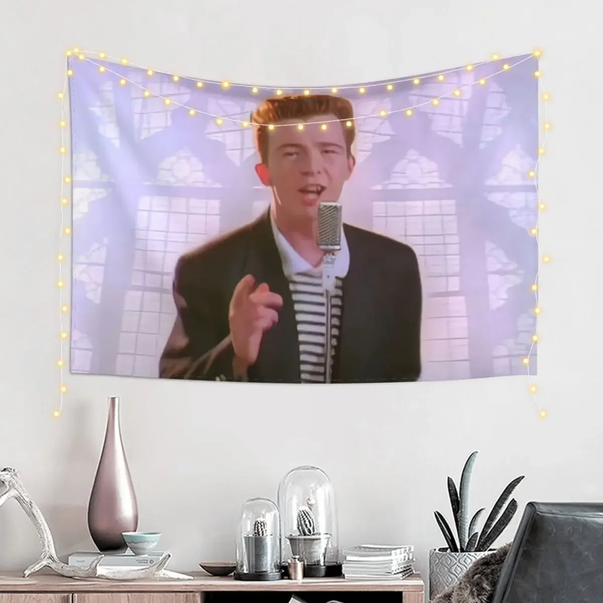 Rick Astley Tapestry Home Decoration Accessories Decoration For Rooms Tapestry