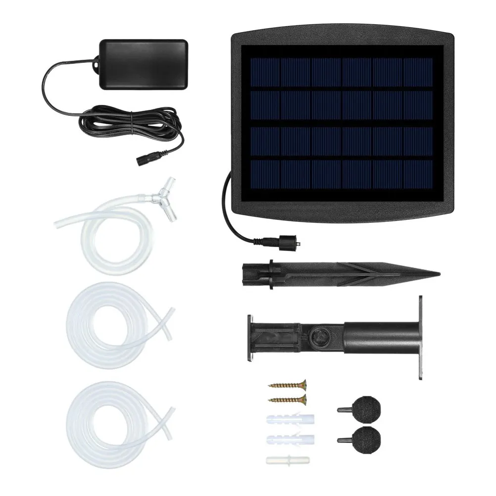 

Комплект солнечного аэратора для пруда: компактный, легкий, бесшумный насос для наружных аквариумов, для любителей рыб