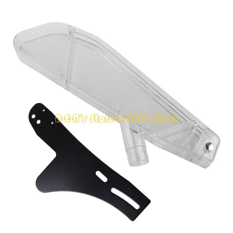 Y1AD 10'' Woodworking Shield Blade Guard Table Protector Clear Plastic Guard