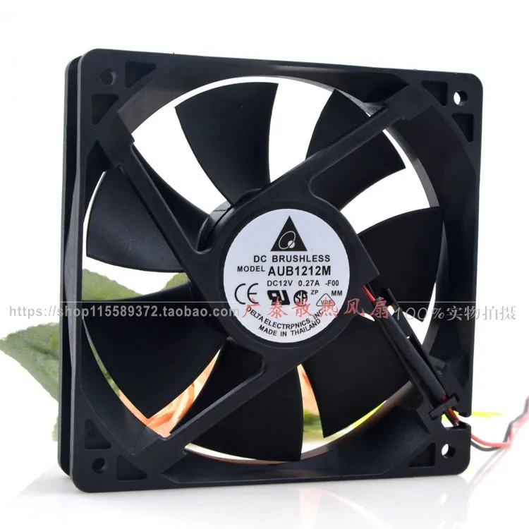 

NEW ORIGINAL AUB1212M 12V 0.27A 12025 120x120x25mm COOLING FAN RADIATOR