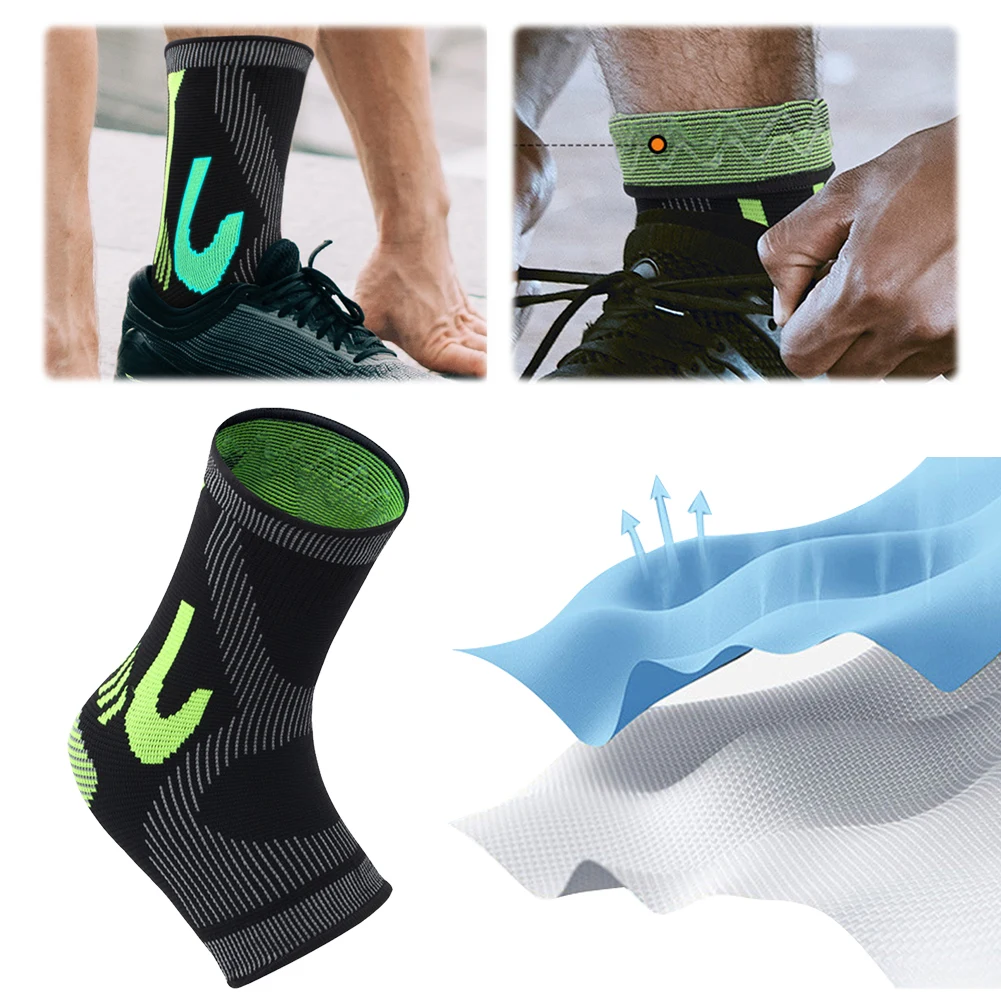 Ankle Brace Socks Anti Slip Compression Ankle Socks Breathable Compression Foot Sleeves Arch Support Socks for Outdoor Sports