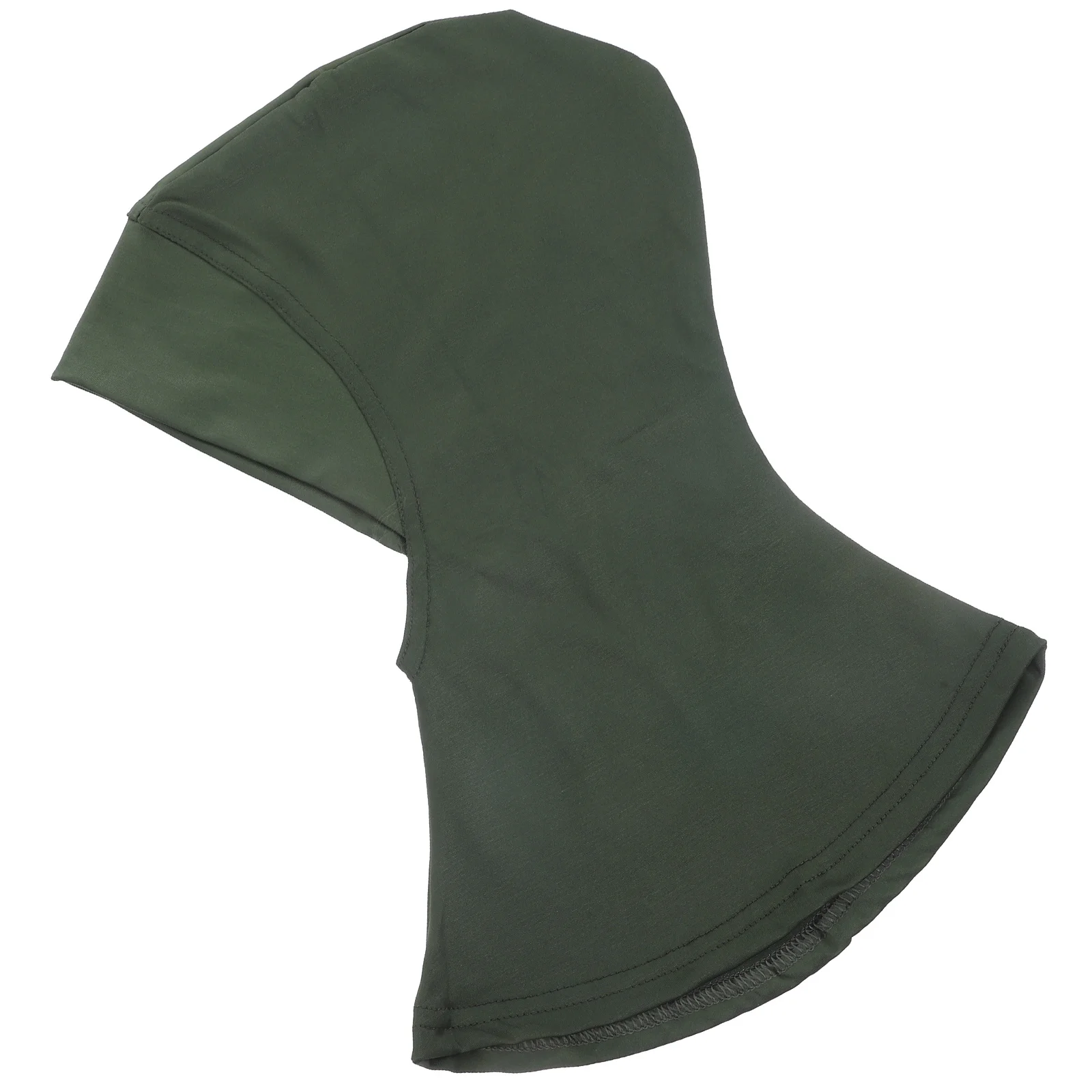 المرأة قابل للتعديل قبعة الحجاب الإسلامي 35x24 سنتيمتر الأخضر غطاء كامل الداخلية الحجاب وشاح تنفس الحليب الألياف النسيج التصميم الكلاسيكي