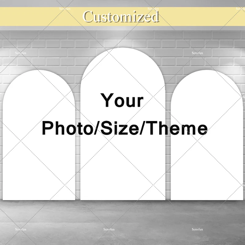 

Custom Arch Backdrop Cover and Stands Decor for Kids Baby Shower Birthday Adult Boda Wedding Anniversary Party Chiara Banner