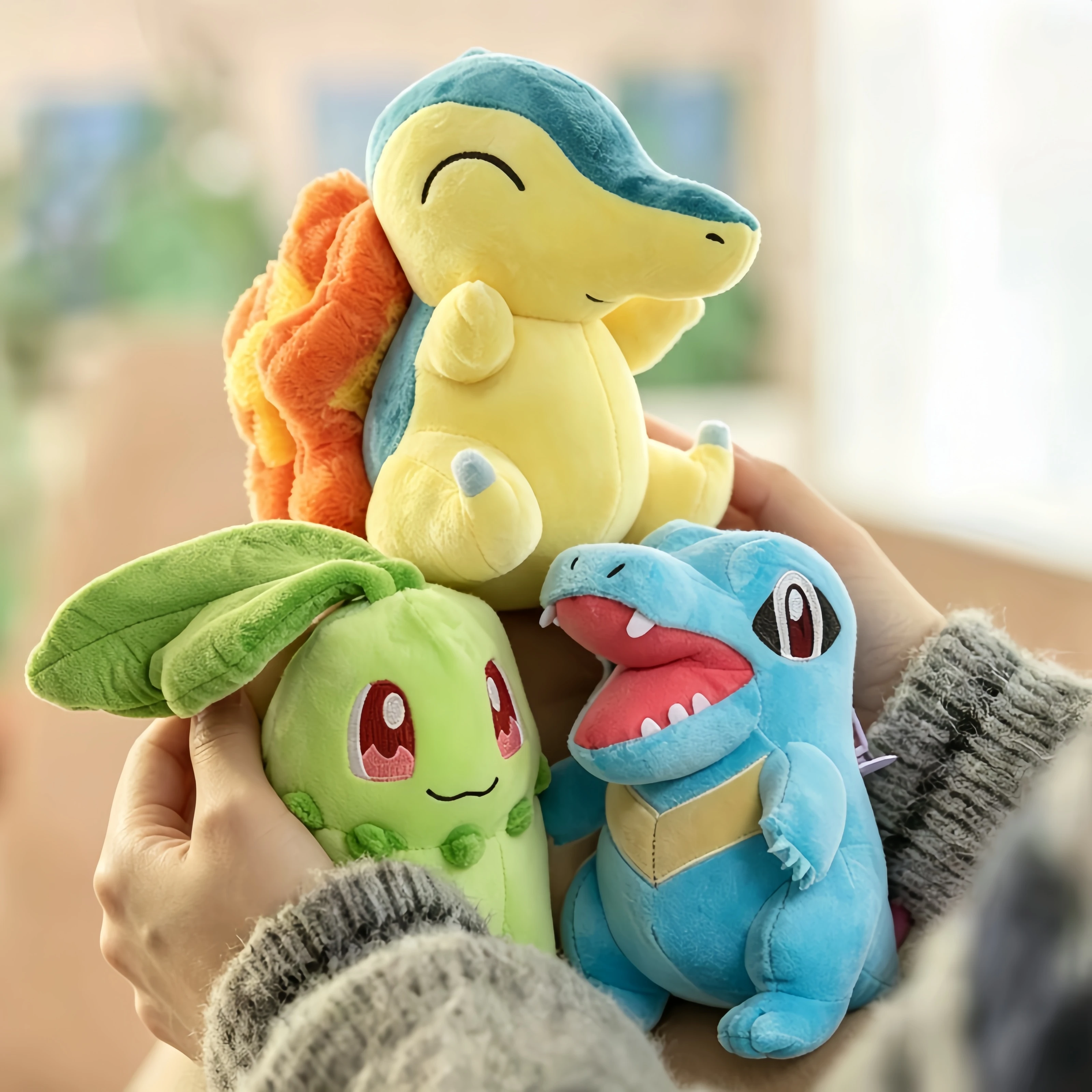 Pokemon Chikorita Totodile Blastoise Gengar Spheal Plüschtiere Squirtle Bulbasaur Charmander Cyndaquil Plüsch Stofftiere Kindergeschenk