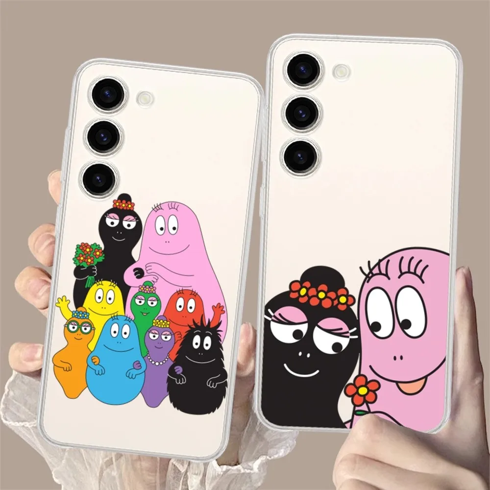 Cartoon B-Barbapapa Phone Case for Samsung Galaxy S8 8S G950F G950 A91 A80 A73 5G A72