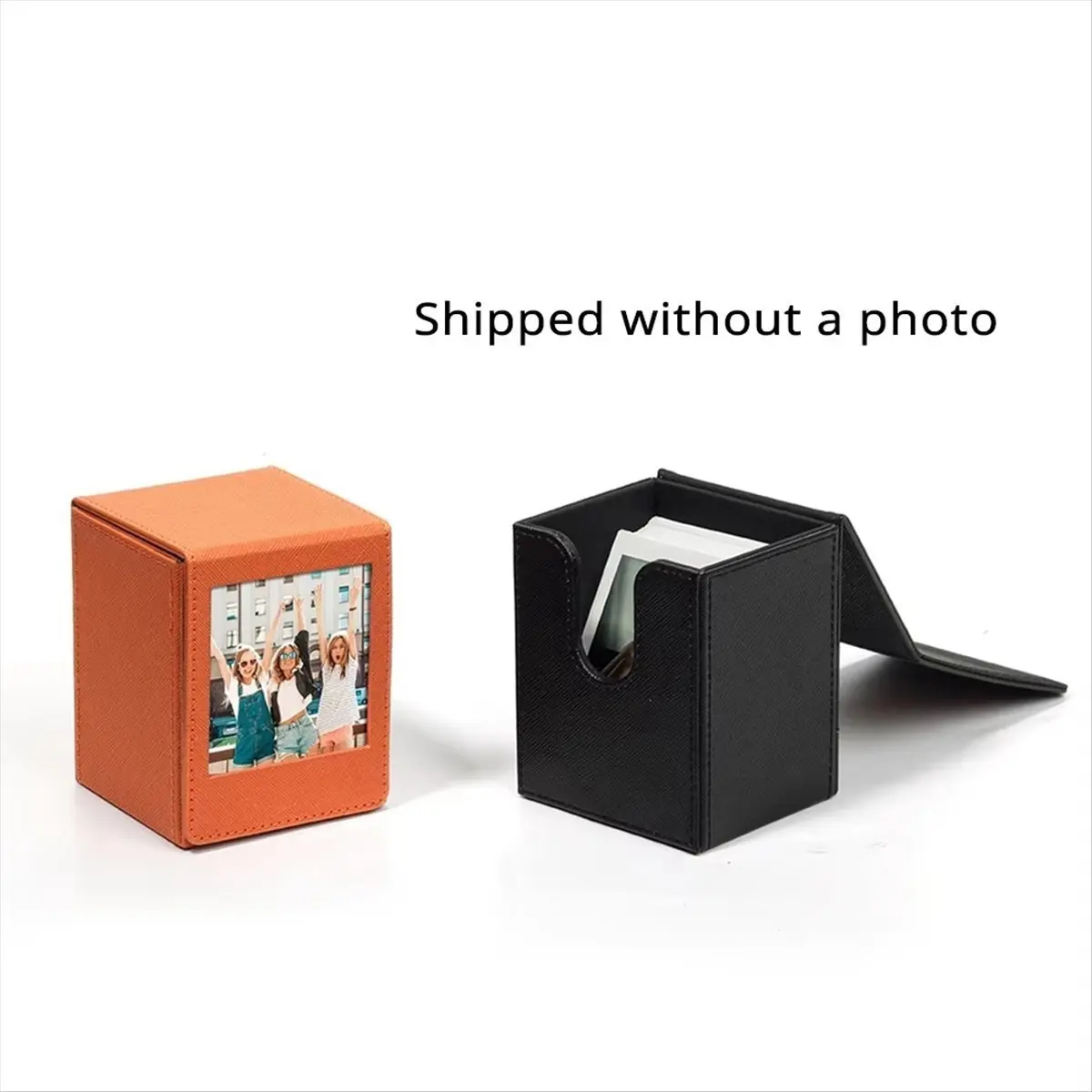 A85P Square Film Frame Photo Storage Box for Fujifilm Instant Film Cameras SQ40 SQ10 Square Link Printer PVC PictureDisplay B