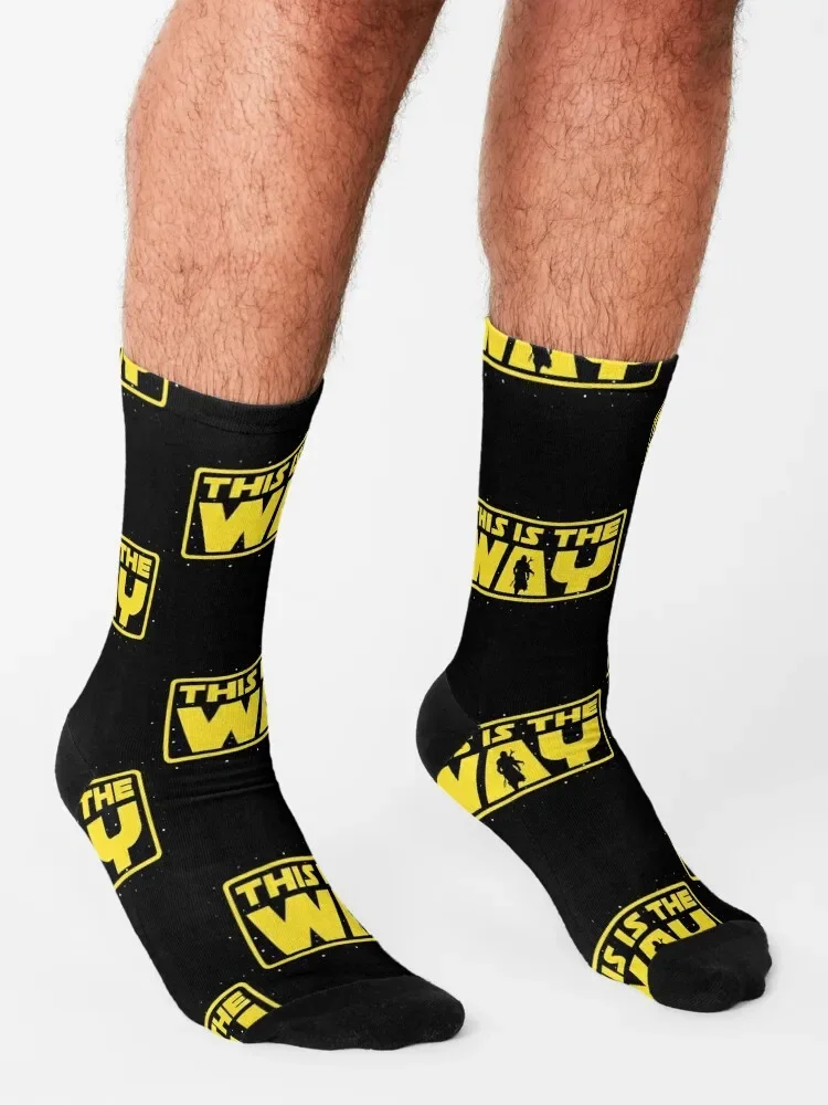 This is the Way-Chaussettes de sport et de loisirs pour hommes et femmes, Nouvel An