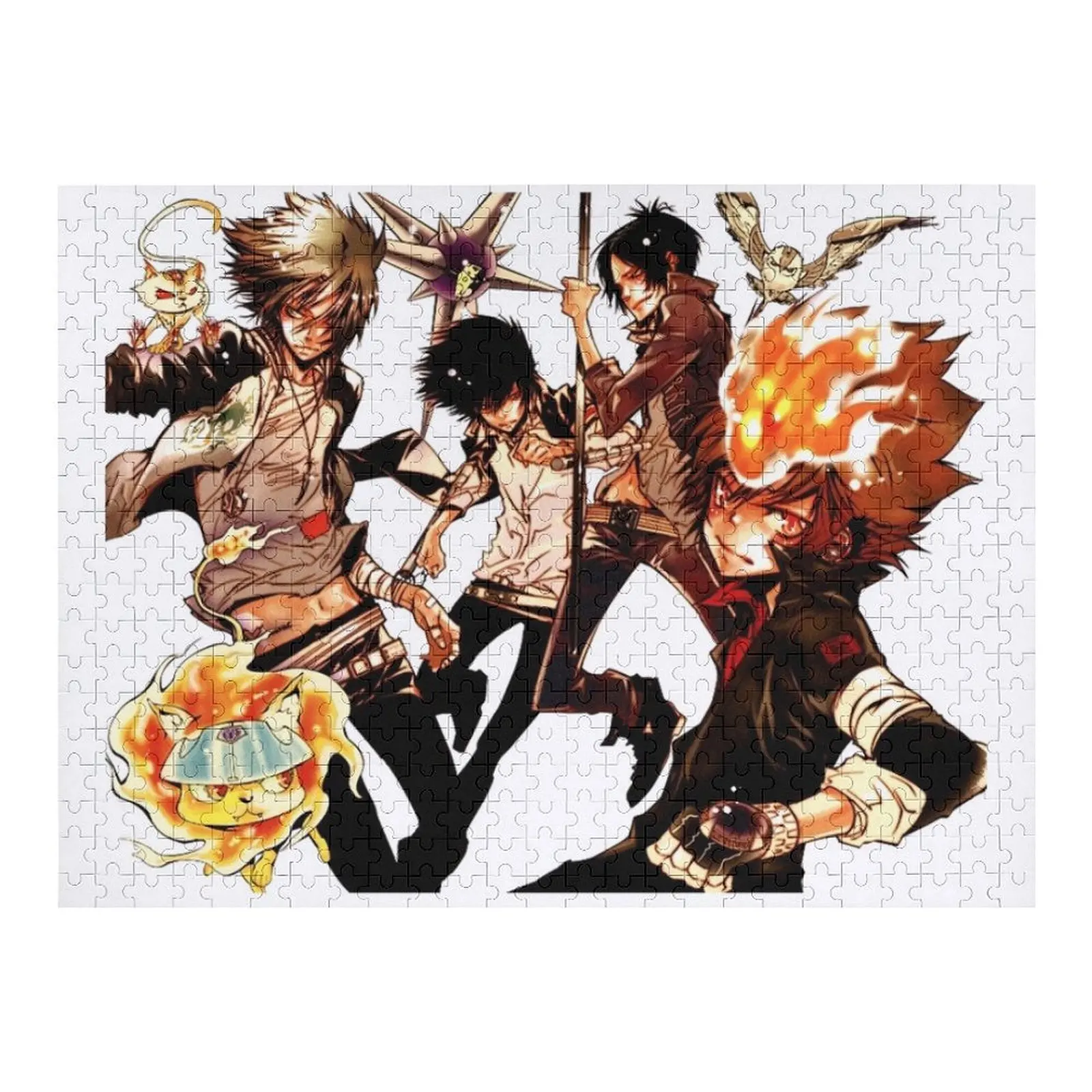 

Katekyo Hitman Reborn Guys 3 Jigsaw Puzzle Christmas Toys Children Adult Wooden Puzzle