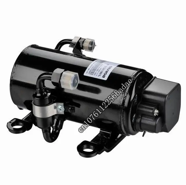 electric motor driven compressor made in china hot selling dc 12v/24v/48v aircon compressor for parking cooler apu