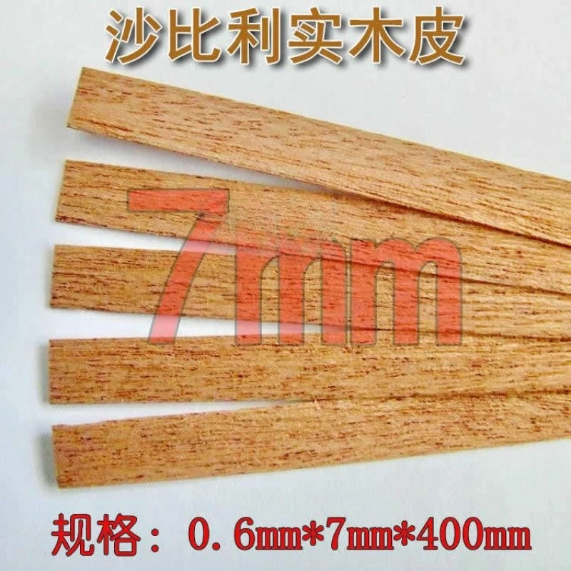 Wooden classical sailboat model 7mm solid wood sticker 0.6mmx7mmx400mm 20 pieces for sale