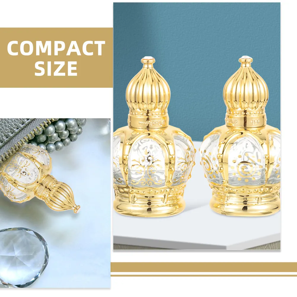 

Набор из 4 мини-флаконов для духов, 10 мл, стеклянные флаконы для эфирных масел, пустые многоразовые контейнеры с роликовым аппликатором для путешествий (для женщин)