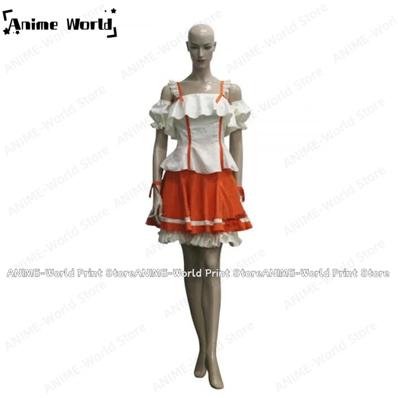 《Custom Size》Macross Frontier Ranka Lee Costume Halloween Christmas