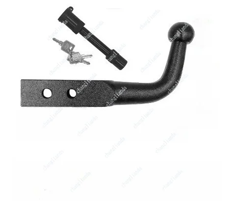Universal Solid Trailer Arm Adjustable Lift Hitch for 4/6/8 Inch RV Tow Hook Square Mount