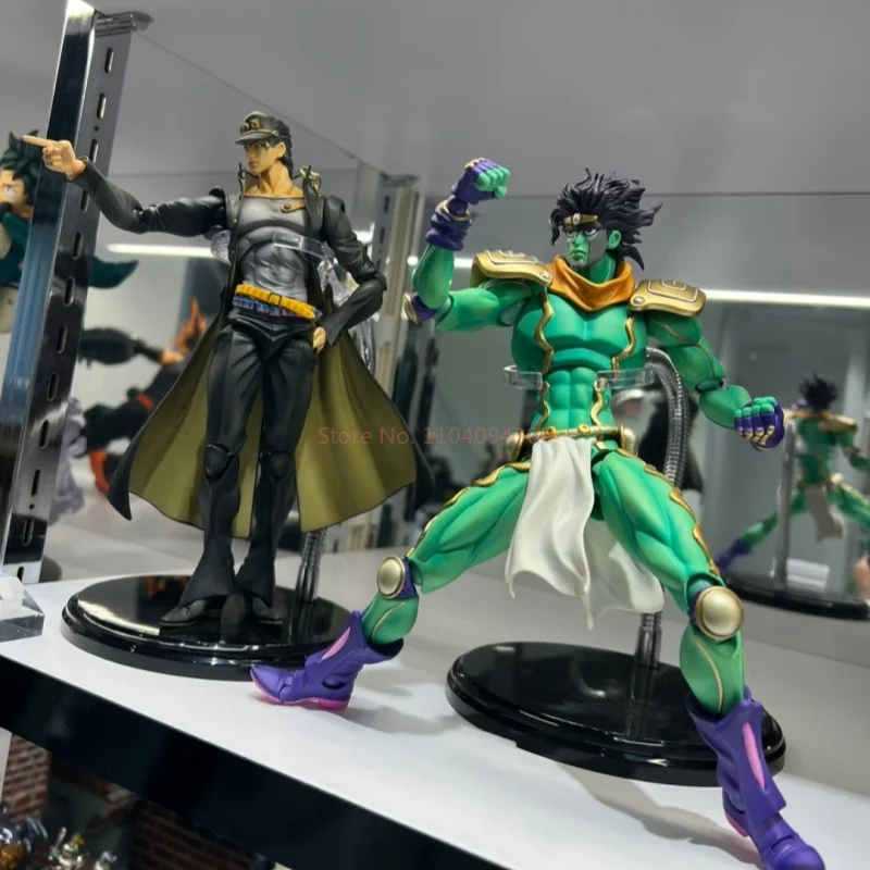 Jojo'S Bizarre Adventure Kujo Jotaro Star Platinum Anime Aktivität Figur Modell Statue Sammlung Desktop Ornament Spielzeug Jungen Geschenk
