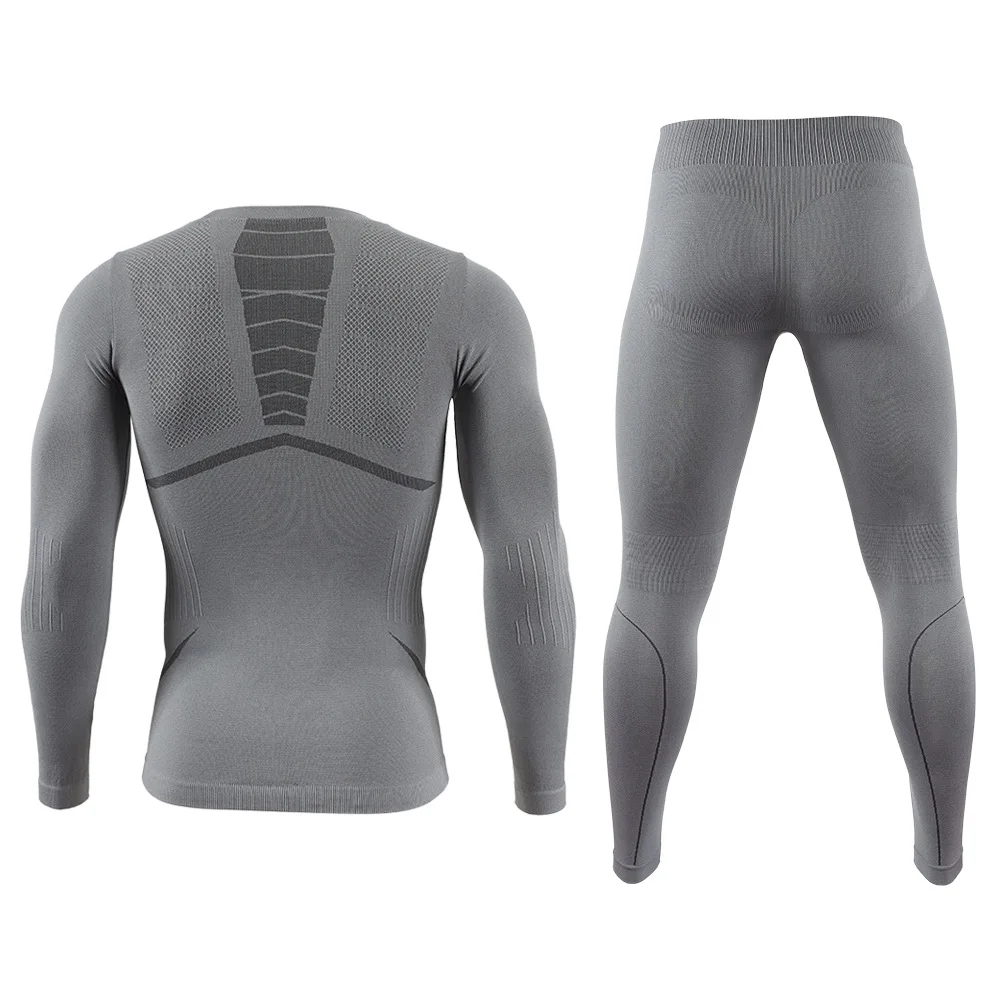 Winter Top Quality Thermo Cycling Clothing Men\'S Thermal Underwear Sets Compression Training Male Clothin