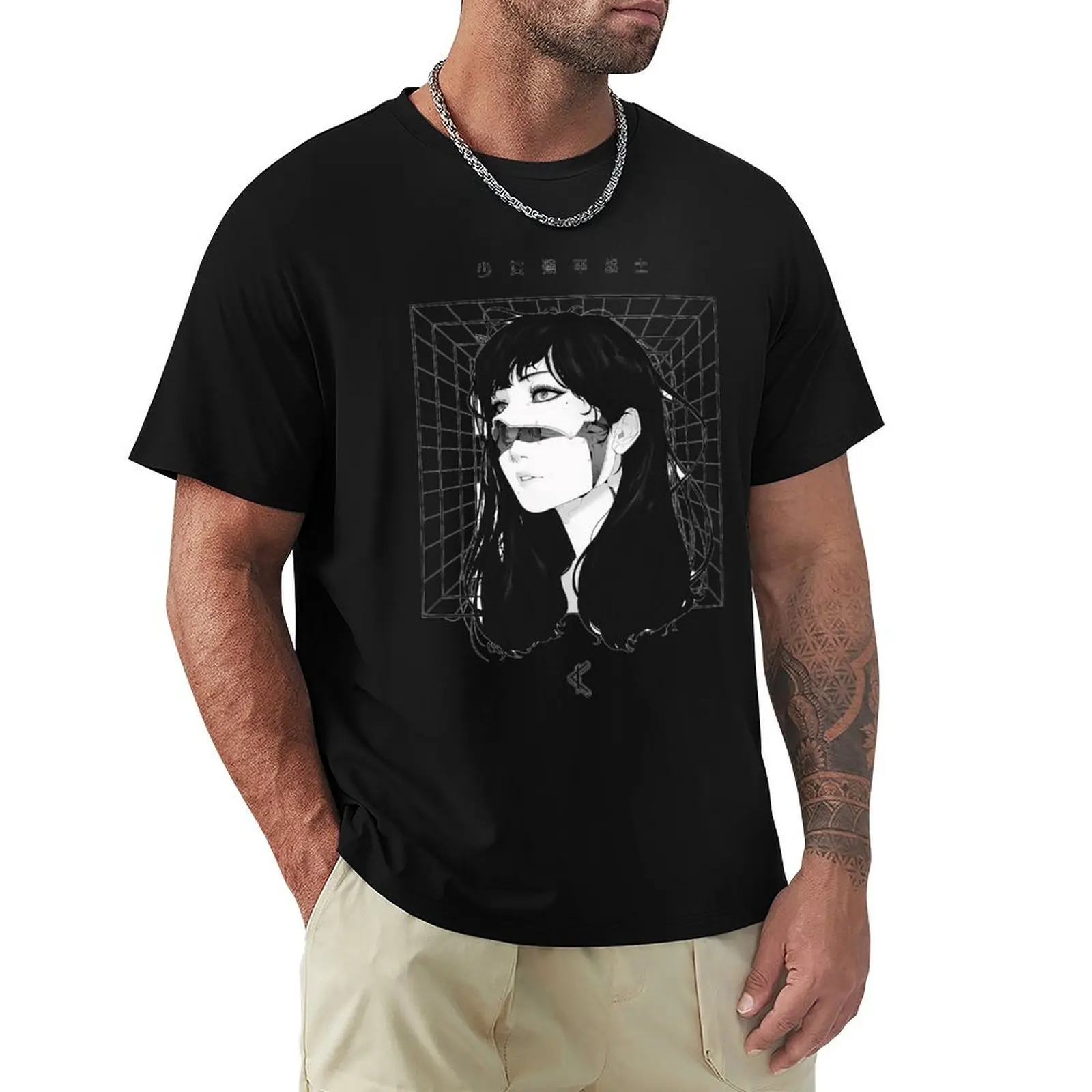 Cyborg girl T-Shirt Cool Feeling Summer Tee Shirt
