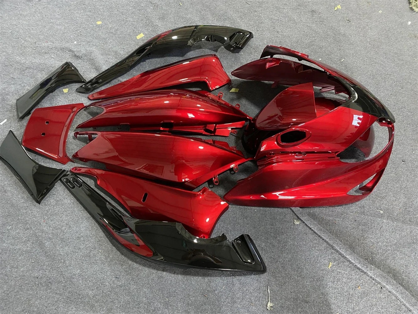 New ABS Fairing Fit For YAMAHA TMAX500 T-MAX 500 2001 2002 2003 2004 2005 2006 2007 01 02 03 04 05 06 07 Bodywork Set Black Red