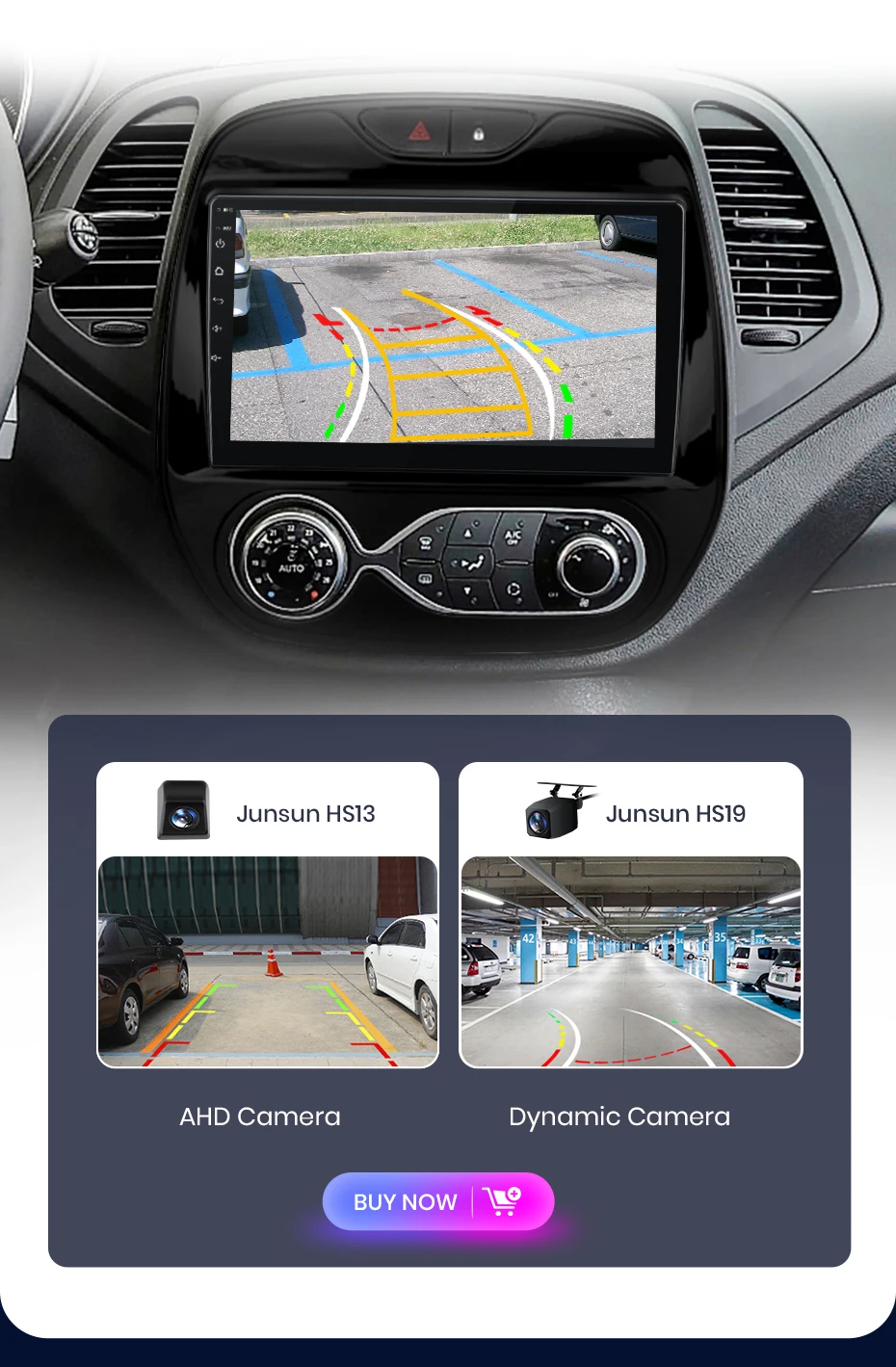 Junsun Drahtlose CarPlay Android Auto Auto Radio Für Renault Captur Kaptur 2016-2019 GPS Multimedia 2 din – Detail 19