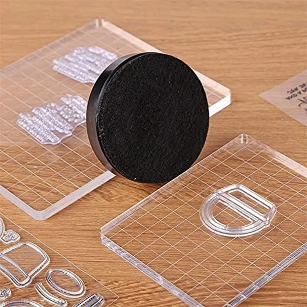 Stamping Tool,Rubber Stamp Pressure Tool,Stamping Blocks Press Tools for Card Making,Scrapbooking Craft,Arts 1PCS