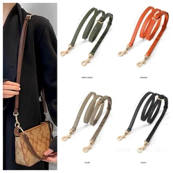 Genuine Leather Bag Strap Replacement Adjustable Thin Shoulder Strap Belt Messenger Litchi Pattern Woman Bag Accessorie