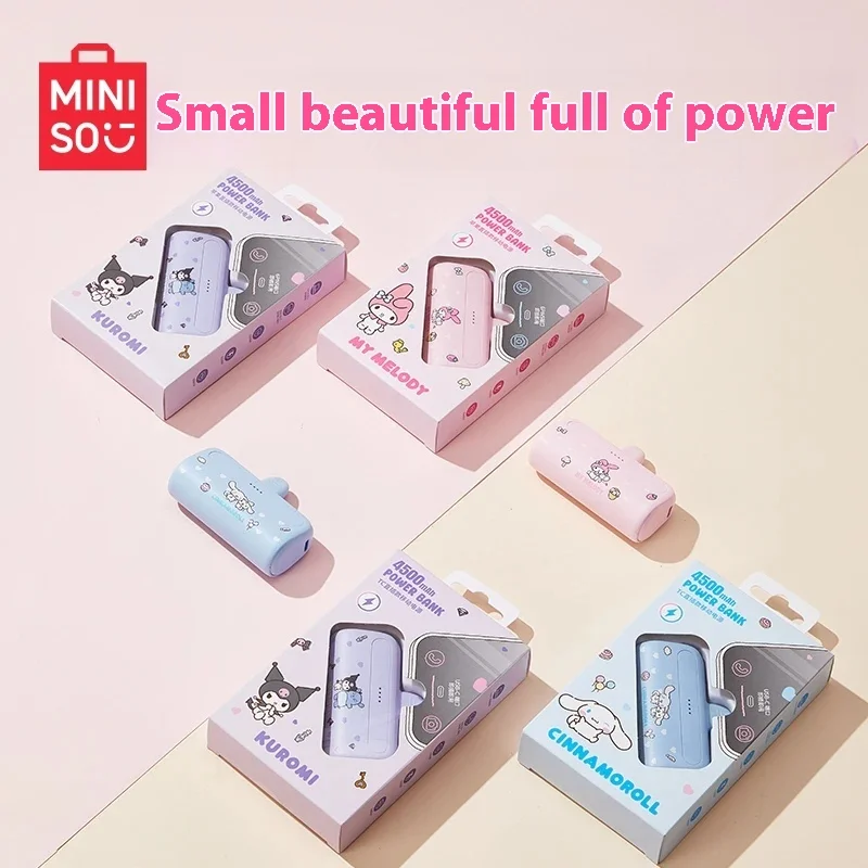 Mininstants Sanurgente-Banque d'alimentation mobile enfichable, grande capacité, haute beauté, cadeau pour les voyages d'affaires, 4500mAh