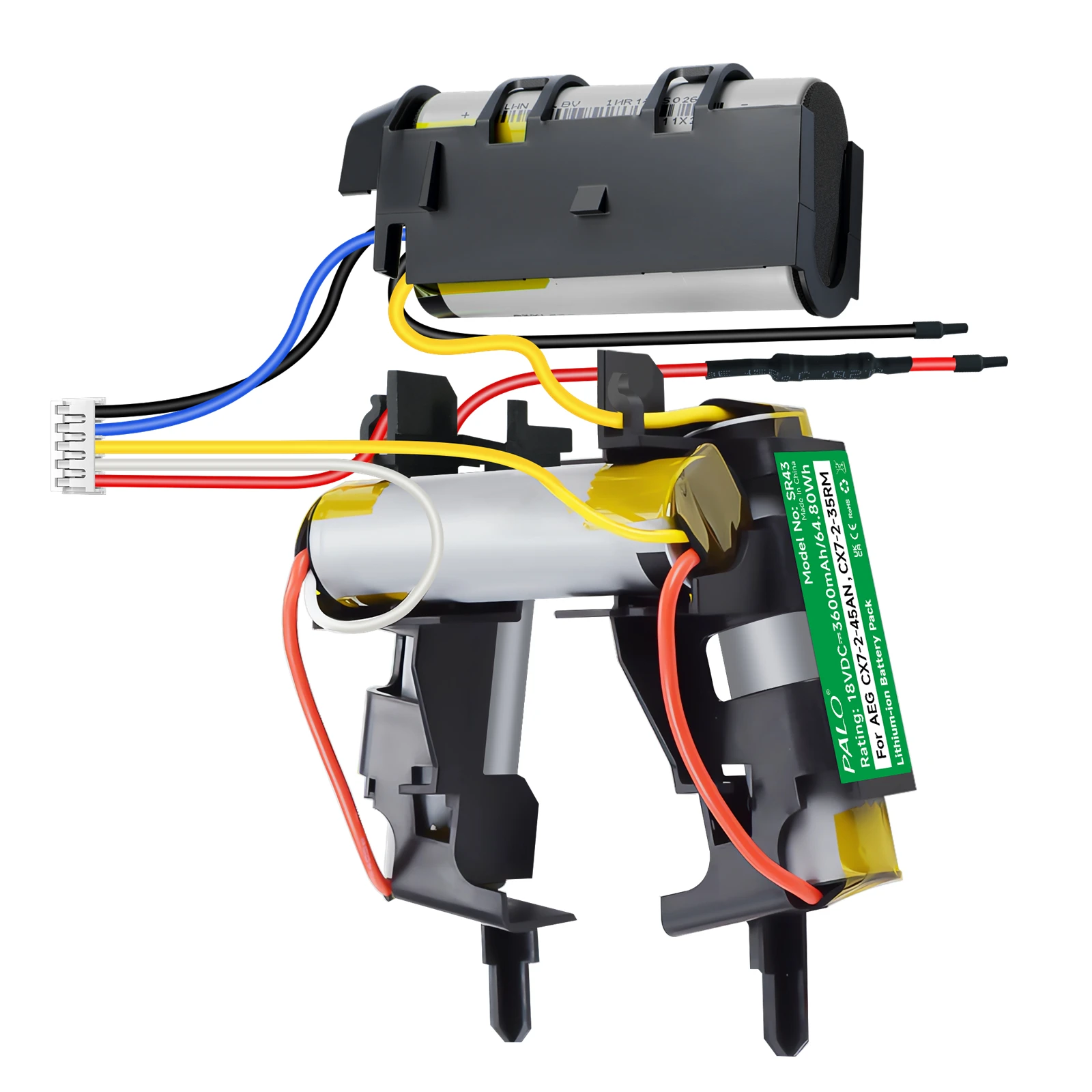 18V 3600mAh Ersatzakku für AEG CX7-2-35RM CX7-2-45AN CX7-35WRK AG3011 AG3012 AG3013 AG3101 AG18 Plus AG3015SW Staubsauger