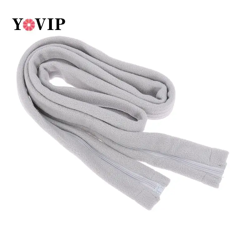 1 pz 2M grigio morbido confortevole reversibile CPAP tubo copertura tubo avvolgere tubo copertura cerniera tubo tubo gancio Loop traspirante