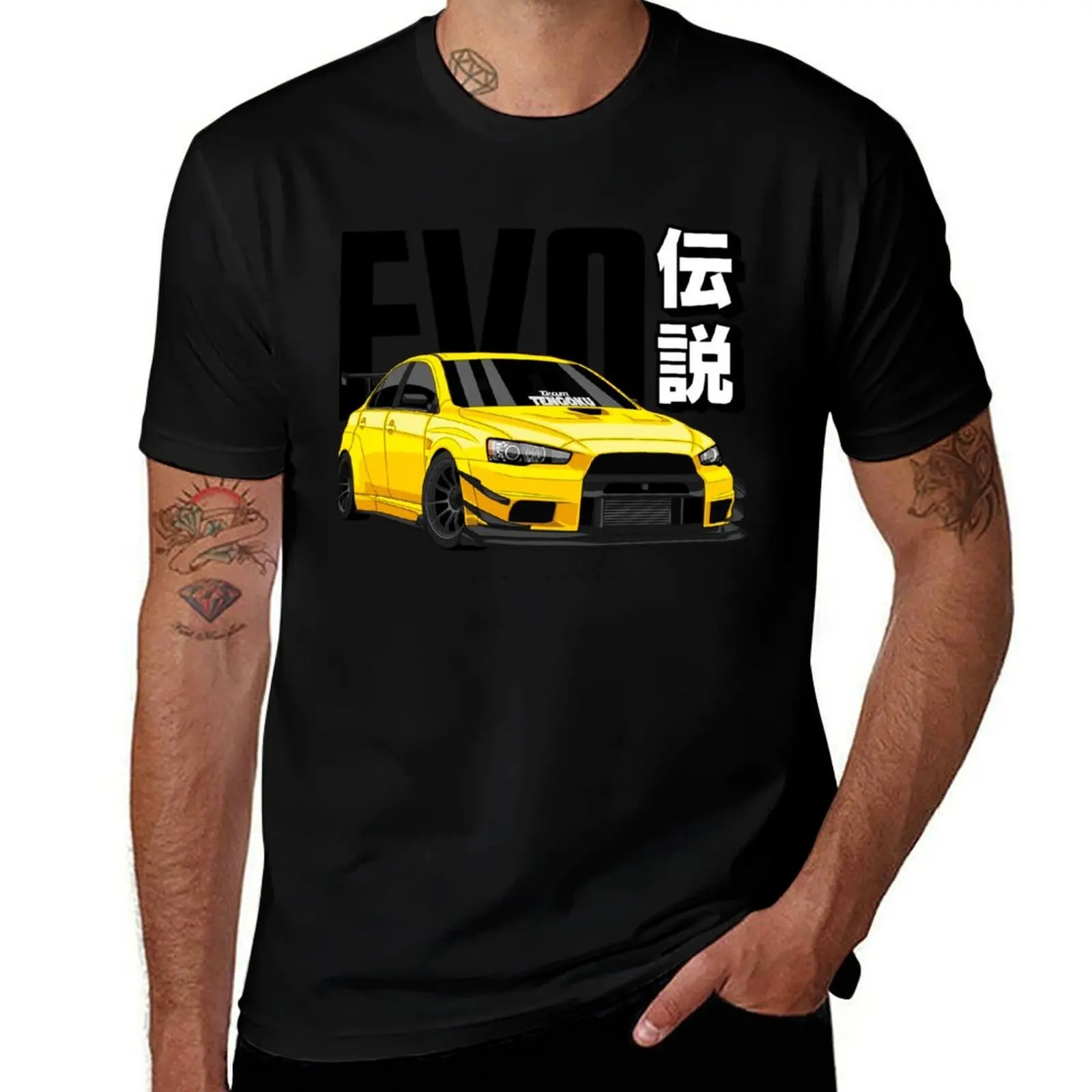 

EVO 10 Legend (Yellow) T-Shirt anime tshirt summer 2025 summer shirt blue lock fitted t shirts for men
