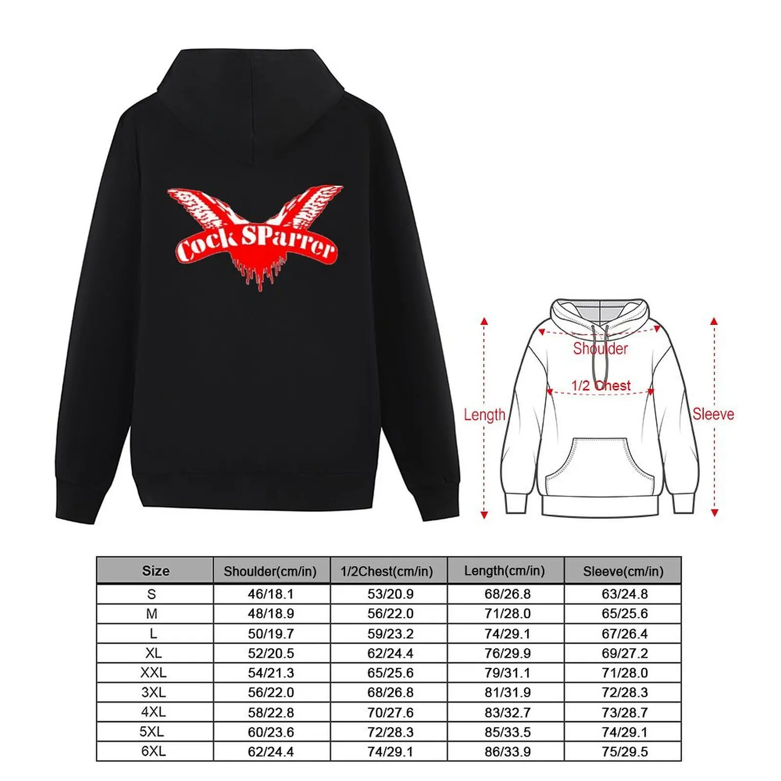 أفضل بائع Cock Sparrer Essential Hoodie يرتدي الرجال على الطراز الياباني ملابس الخريف الكورية هوديي كبير الحجم