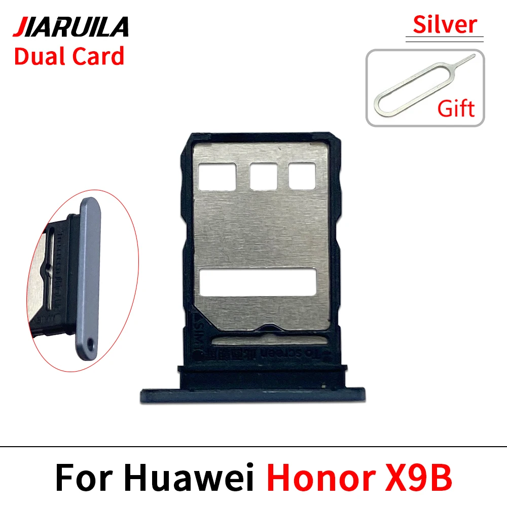 

Dual Sim Card Slot Tray Holder repair part For Huawei Honor X9 X9 5G X9A X9B Sim Card Tray