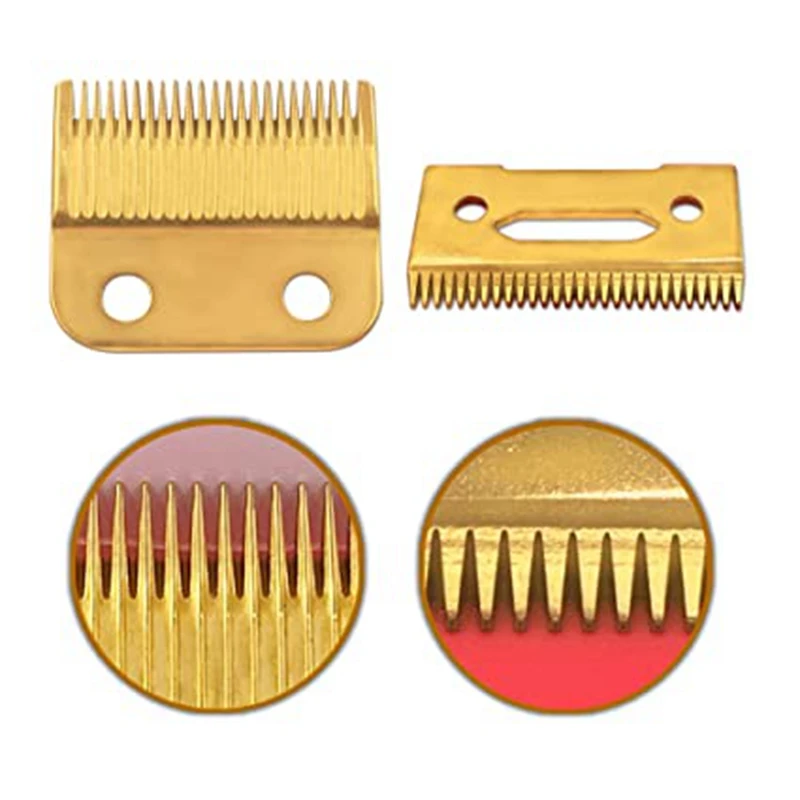 Wahl Magic Clip Cordão e Lâmina De Substituição Sem Fio, Lâmina De Aço, Lâmina De Cortador, Dourado