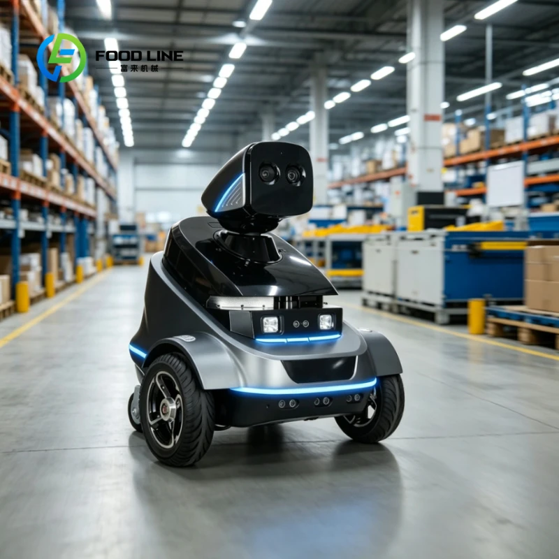 Customized Security Inspection Robot, Auto Navigation Night Vision Obstacle Avoidance Real-time Remote Surveillance Patrol Robot
