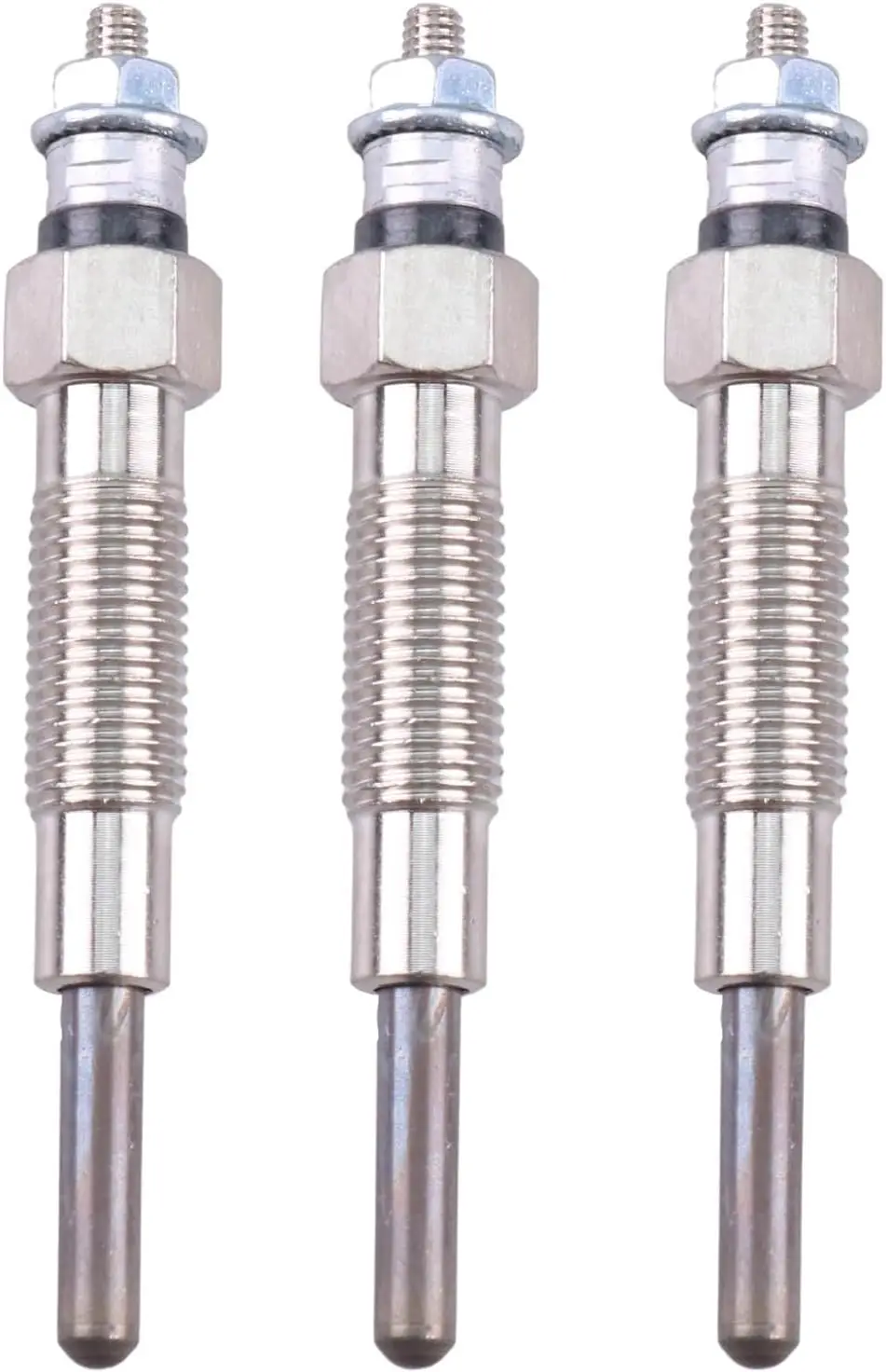 

3X Glow Plugs 32A66-03102 32A66-03101 32A66-03100 for S3L S3L2 Engine Forklift Trucks F18B FD28 FD35 Tractors Excavator Parts